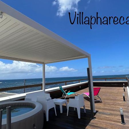 Villa Phare Caraibes Guadeloupe - Rooftop Jacuzzi & Ocean View لو مول المظهر الخارجي الصورة