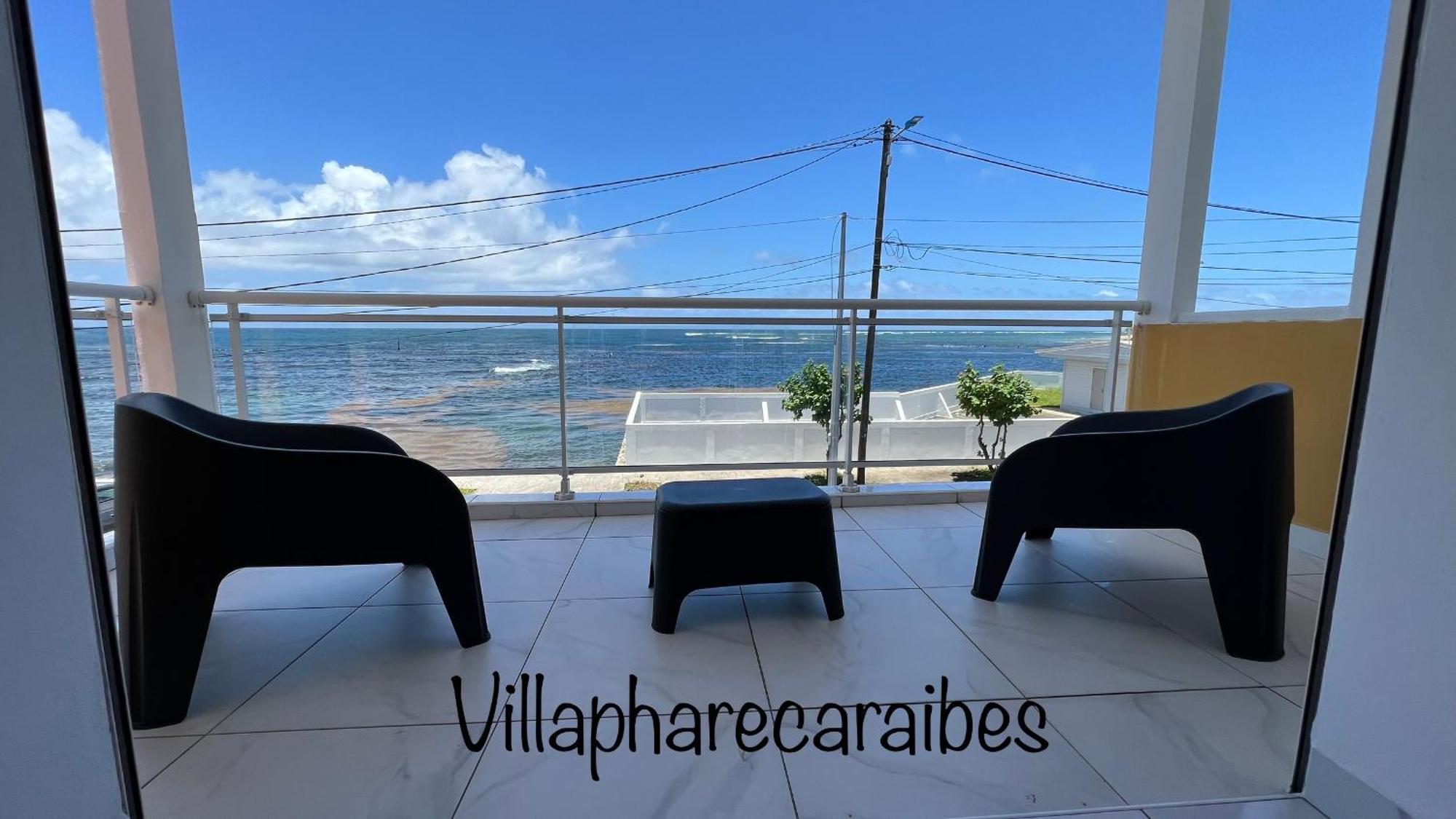 Villa Phare Caraibes Guadeloupe - Rooftop Jacuzzi & Ocean View لو مول المظهر الخارجي الصورة